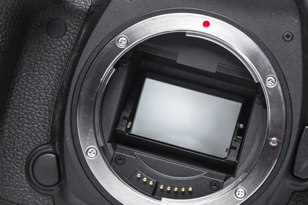 istock Closeup view of digital camera 1154586522
