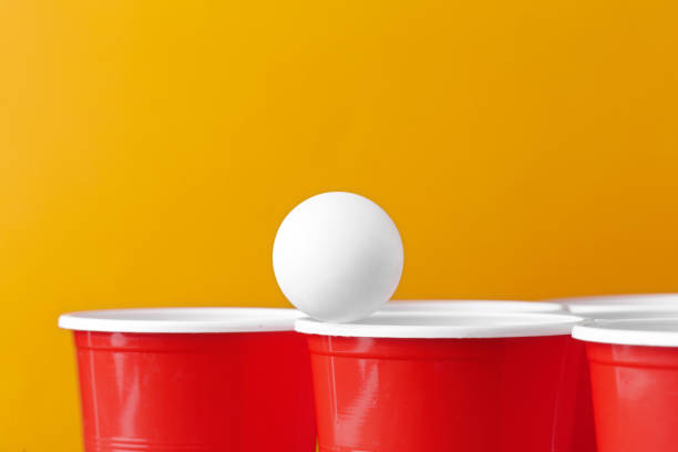 College party sport - beer pong