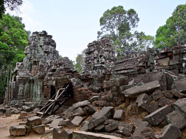 istock Architecture of ancient temple complex Angkor, Siem Reap 1154595120