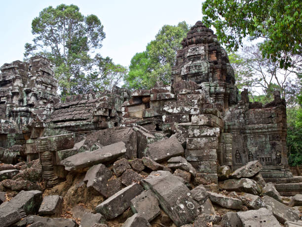 istock Architecture of ancient temple complex Angkor, Siem Reap 1154596273