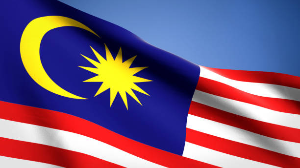 istock 3D illustration of Malaysia flag waving 1154596644