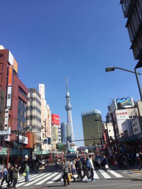 istock Tokyo SkyTree shooting at the Asakusa 1154600804