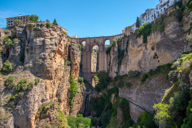istock Stone bridge on cliff at Ronda 1154603056