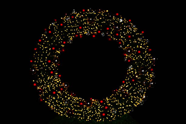 Festival Vibes -  Beautifully decorated wreath at the home entrance door