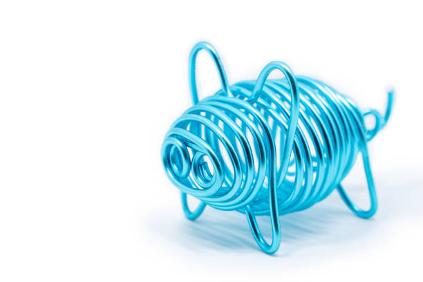 handmade Piggy made by aluminium wire