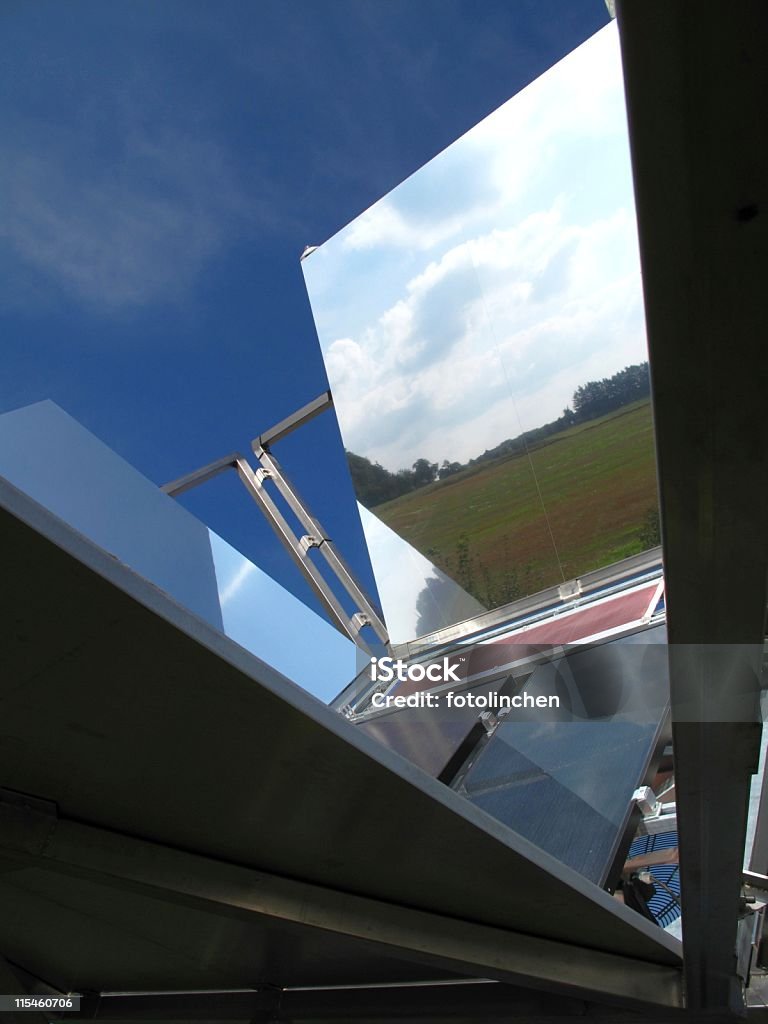 Spiegel-Reflektor in der Natur - Lizenzfrei Elektrizität Stock-Foto