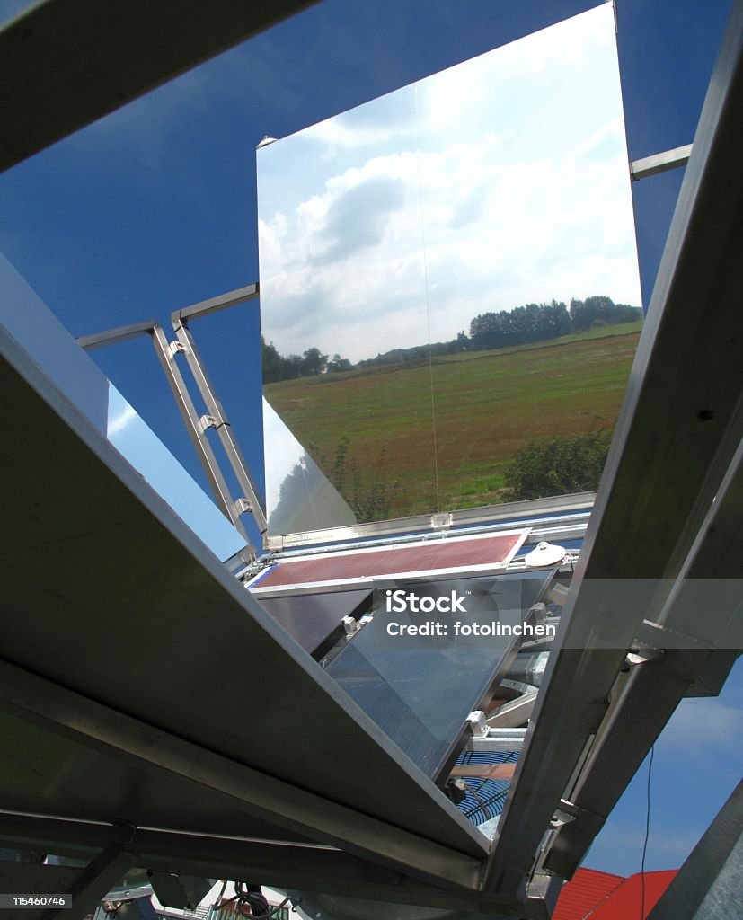 Spiegel-Reflektor in der Natur - Lizenzfrei Elektrizität Stock-Foto