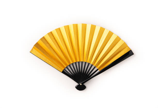 istock Japan fan isolated white background 1154607959