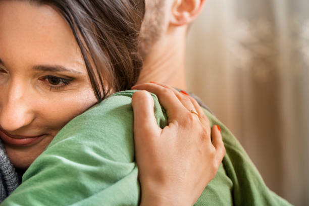 istock couple man and woman hug 1154610196