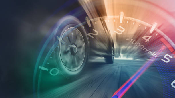 istock Tires is spin of speeding car 1154613295