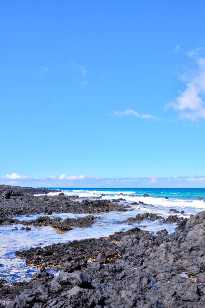 Landscape in Tropical Volcanic Canary Islands Spain Spanish View Landscape lanzarote, in Tropical Volcanic Canary Islands Spain 3381 stock pictures, royalty-free photos & images