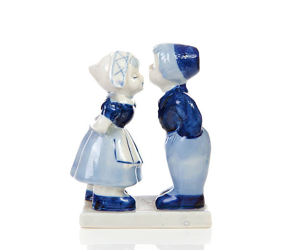 típico holandés souvenir - dutch culture delft souvenir blue fotografías e imágenes de stock