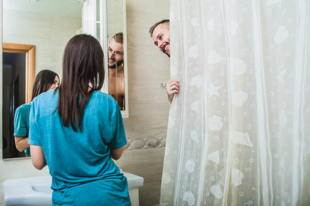 istock young couple in the bathroom 1154617544