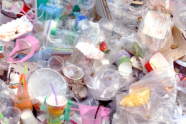 istock Waste Background Blurred, Waste Garbage Plastic Bottle Paper many Background texture, bin, trash, dirty, waste, Pollution 1154620326