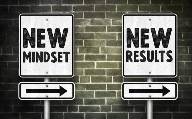 New Mindset and New Results - road sign message