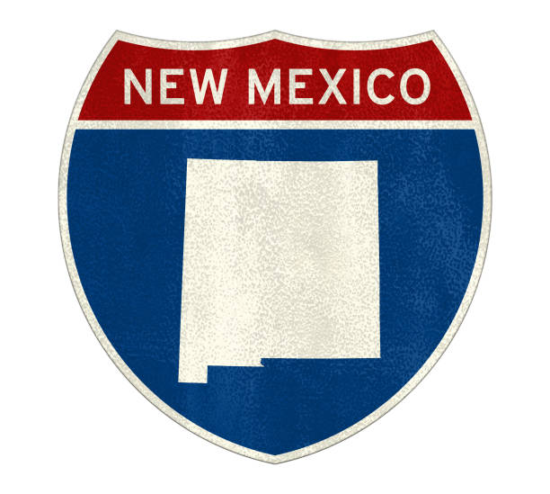 New Mexico Interstate road sign
