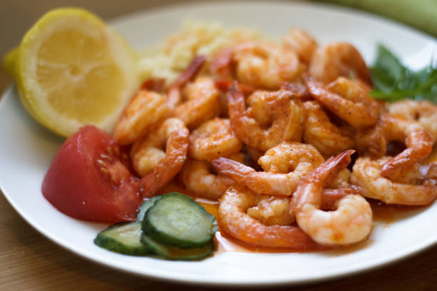 istock Sea food on a plate 1154630874