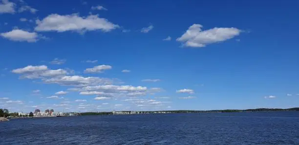 Visit of Lake Mälaren, in Västerås city of Sweden in May 2019.