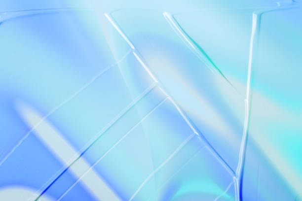 istock vaporwave style texture background: neon blue funky paint texture. 1154638090