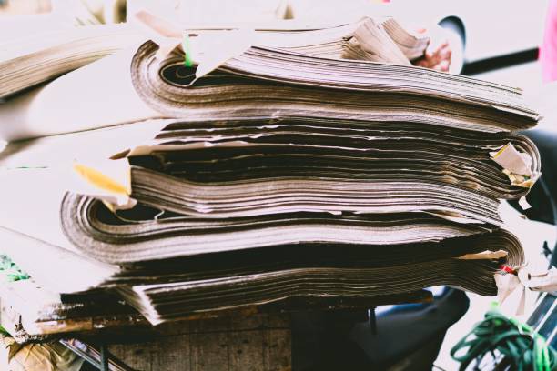 istock recycle paper Many of paper 1154638251