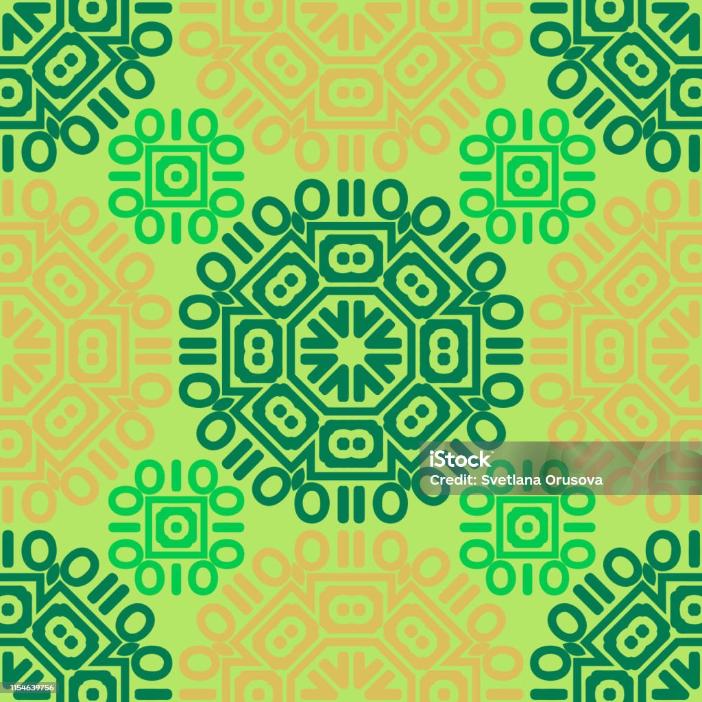 Circular Geometry Pattern Circular Geometric Pattern Design With Computer Generated Shapes Stock ...