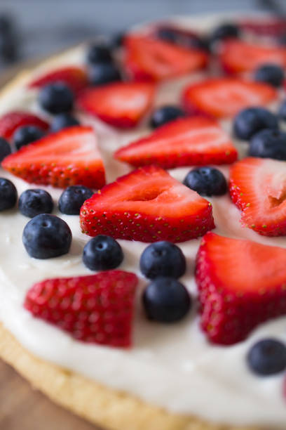 istock Close Up of Fresh Fruit Pizza 1154644918