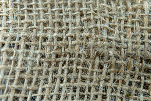 istock Jute fabric in close-up 1154644949