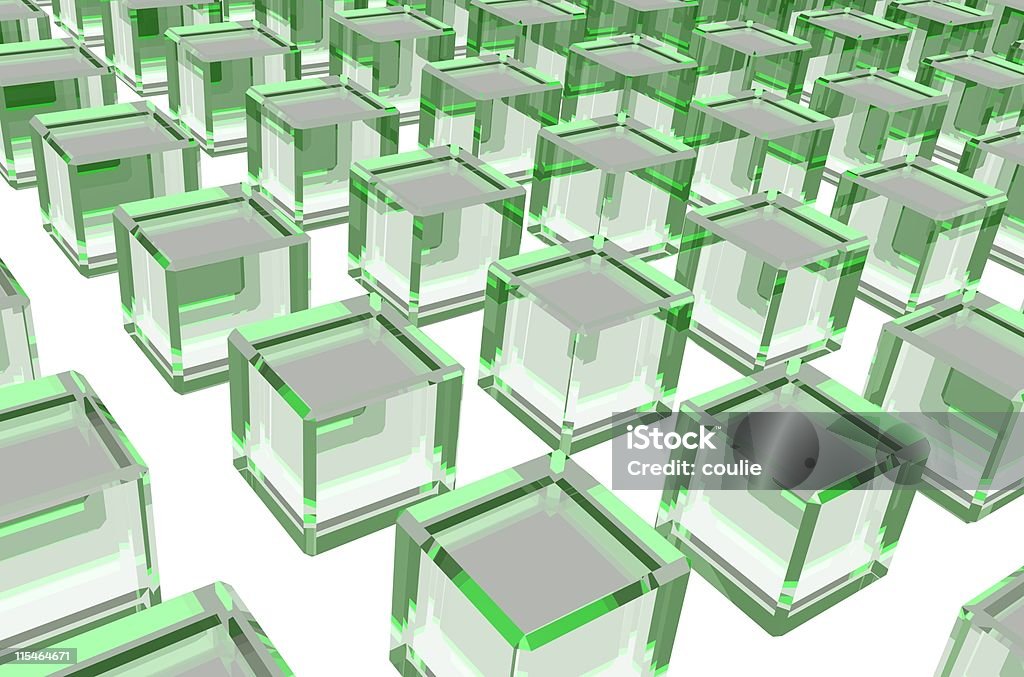 Uniforme de bloques de vidrio verde - Foto de stock de Bloque - Forma libre de derechos