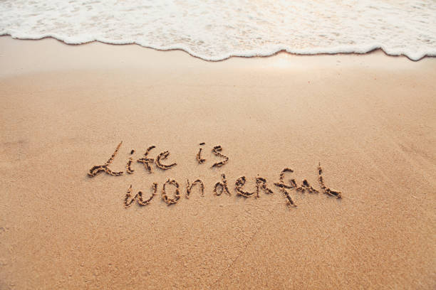 istock Life is wonderful, positive thinking concept. 1154652909