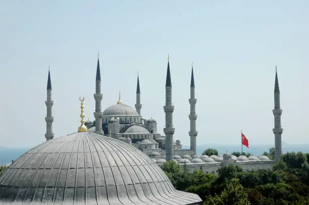 Firuzaga Mosque, historical ottoman empire exmaple of great architecture.