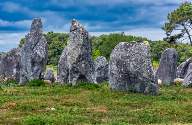 istock Alignments de Carnac-Carnac stones in Carnac, France 1154658280