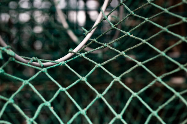 istock Close-up of lobster pots on Cape Cod in Wellfleet MA. 1154658603