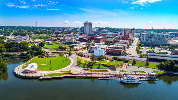 Montgomery Alabama Drone Skyline Aerial.