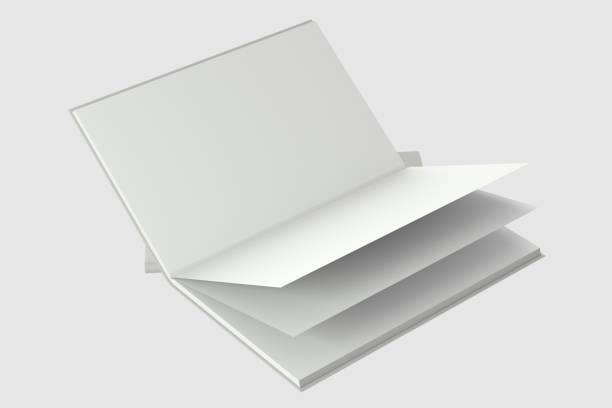 istock The organized hard cover notebooks, 3d rendering. 1154675078