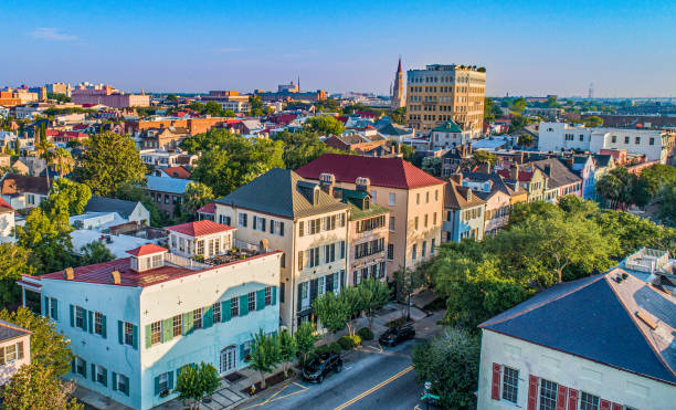 istock Rainbow Row in Charleston South Carolina SC 1154675821