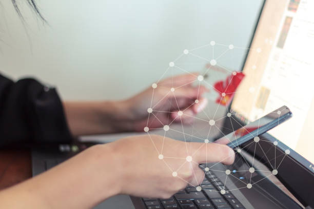 istock Woman using credit card to make online payment 1154680677