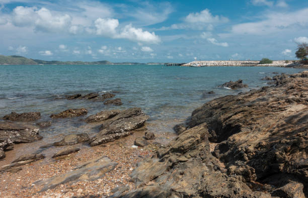 istock sea and stone on the beach 1154683480