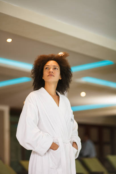 istock Standing at the luxury spa resort 1154684309