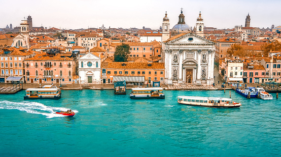 Venice, Italy Church of Santa Maria Assunta or I Gesuiti on island in the Venetian Lagoon