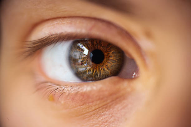 istock Extreme close up on an human eye 1154692673