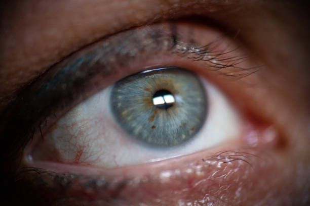 istock Extreme close up on an human eye 1154692689