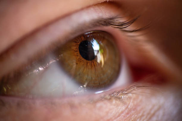 istock Extreme close up on an human eye 1154692745