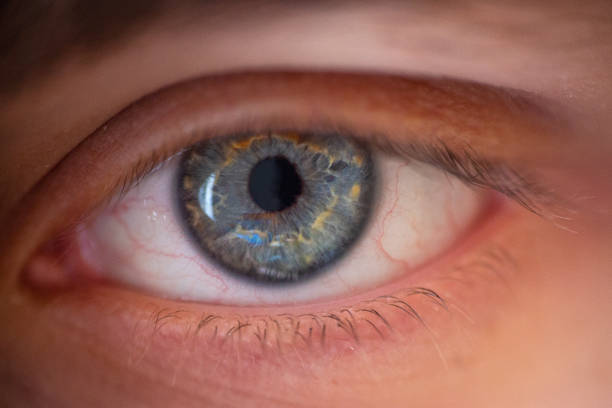 istock Extreme close up on an human eye 1154692784