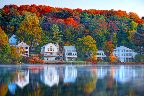 istock Autumn in Boston's Brighton Neighborhood 1154696810