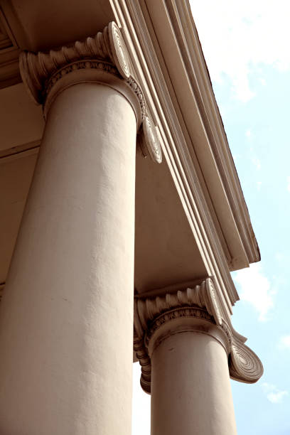 istock Close up architectural column design detail 1154703274