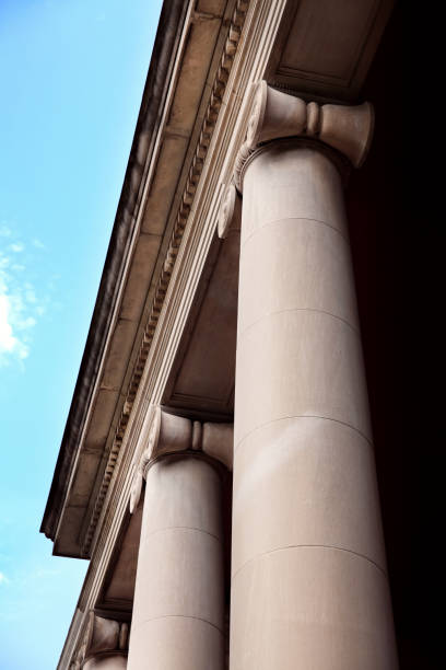 istock Close up architectural column design detail 1154703338