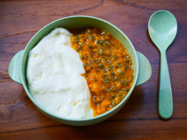 istock Passion fruit, honey and yogur 1154730359