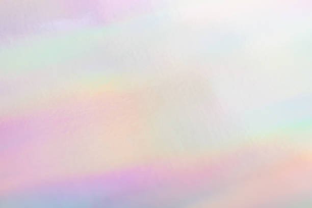 istock Holographic neon shiny background. Minimalist style, millennial colors. 1154731338