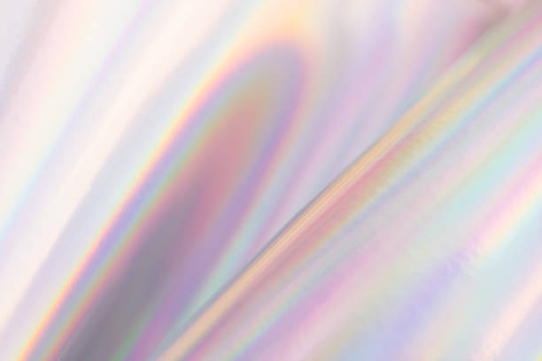 istock Holographic neon shiny background. Minimalist style, millennial colors. 1154731415