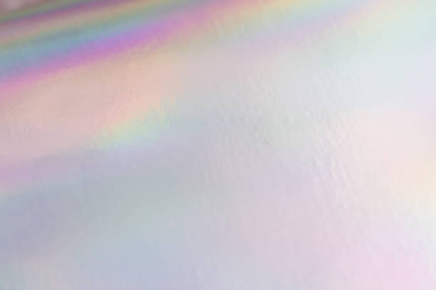 istock Holographic neon shiny background. Minimalist style, millennial colors. 1154731420